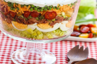 7 layer salad: Món salad đặc biệt đến từ xứ cờ hoa
